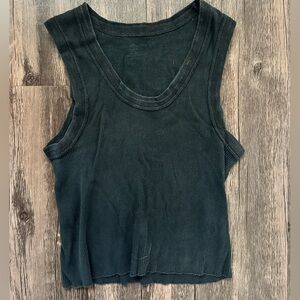 VINTAGE Brandy Black Tank